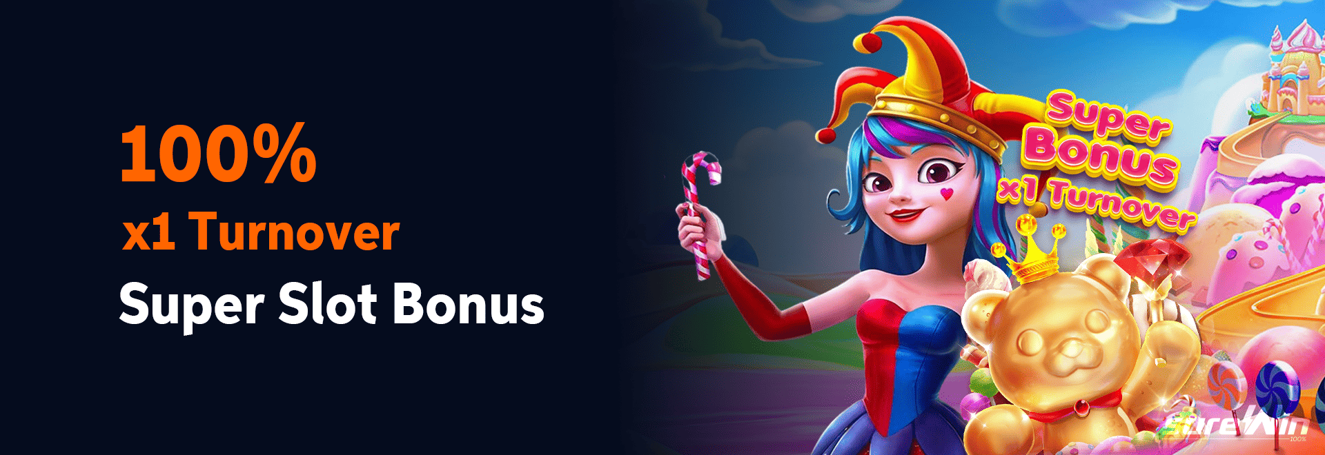 100% Super Slot Bonus - sureWin Malaysia