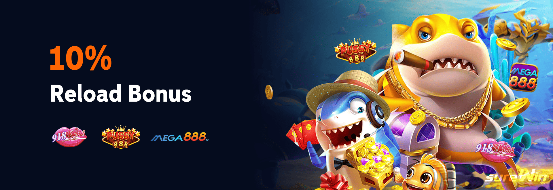 Reload Bonus - sureWin Malaysia